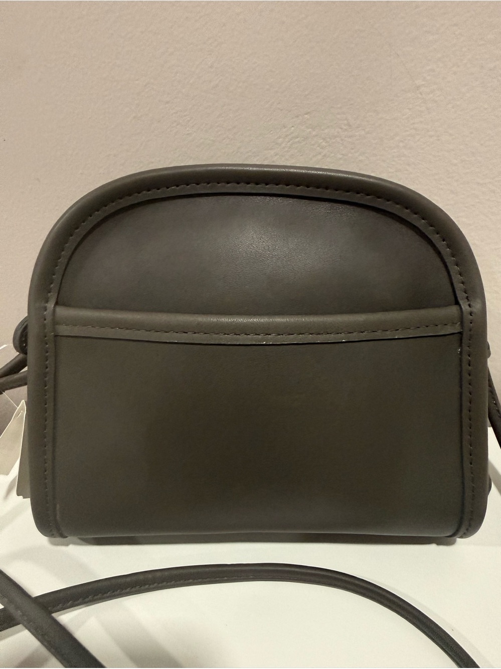 NWT Vintage 1998 Coach Abbie 9017  Dark Gray with Nickel Hardware Deadstock - Picture 8 of 16